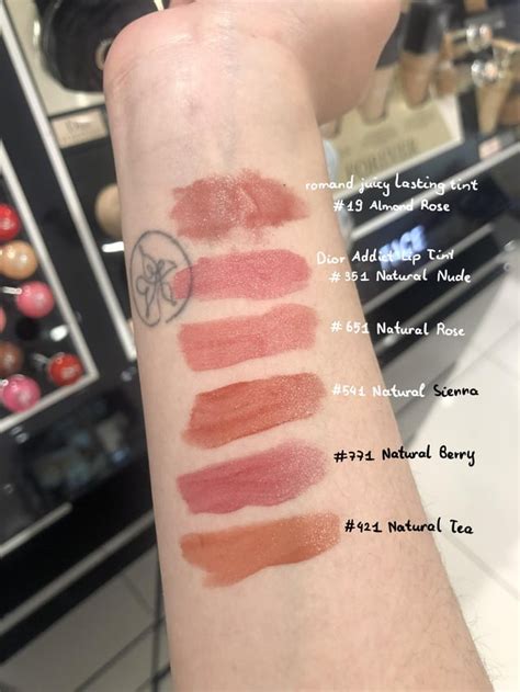 dior lip tattoo 321 swatch|dior lipstick.